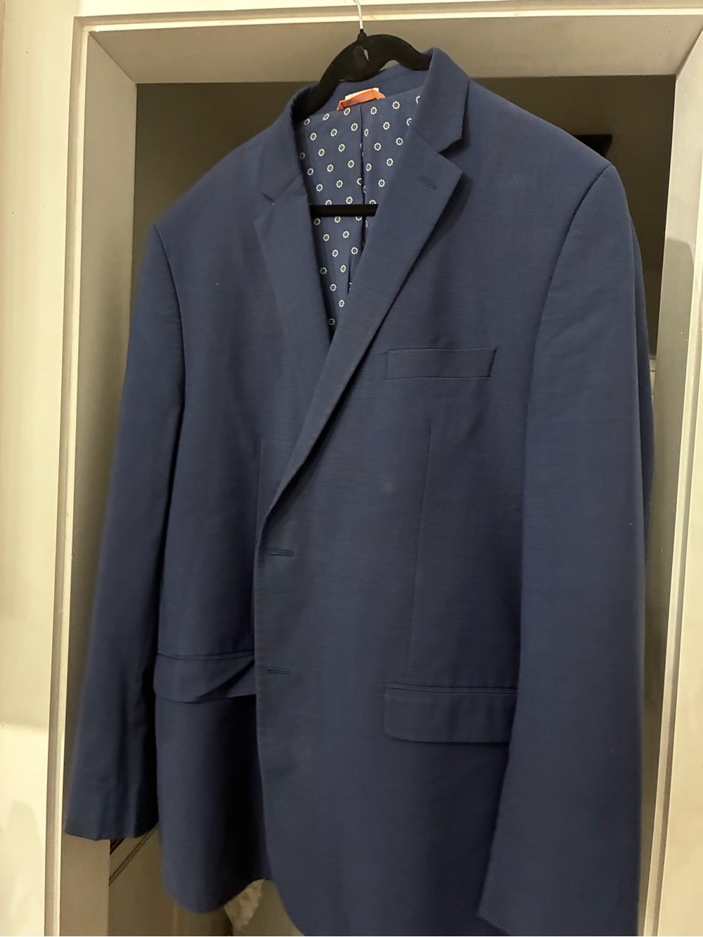 crown & ivy Navy Blue Sport Coat - Single-Breast Blazer